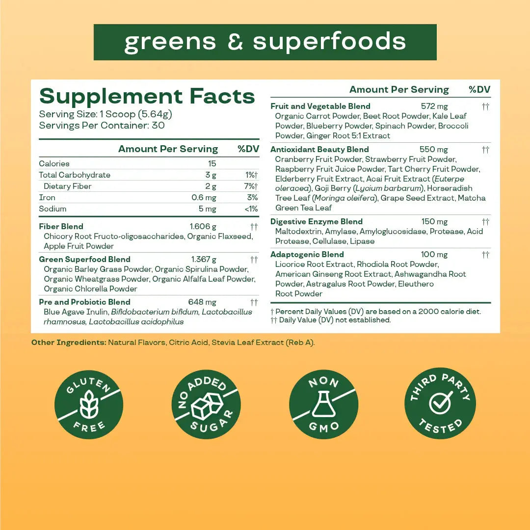 Super Greens - for daily energy